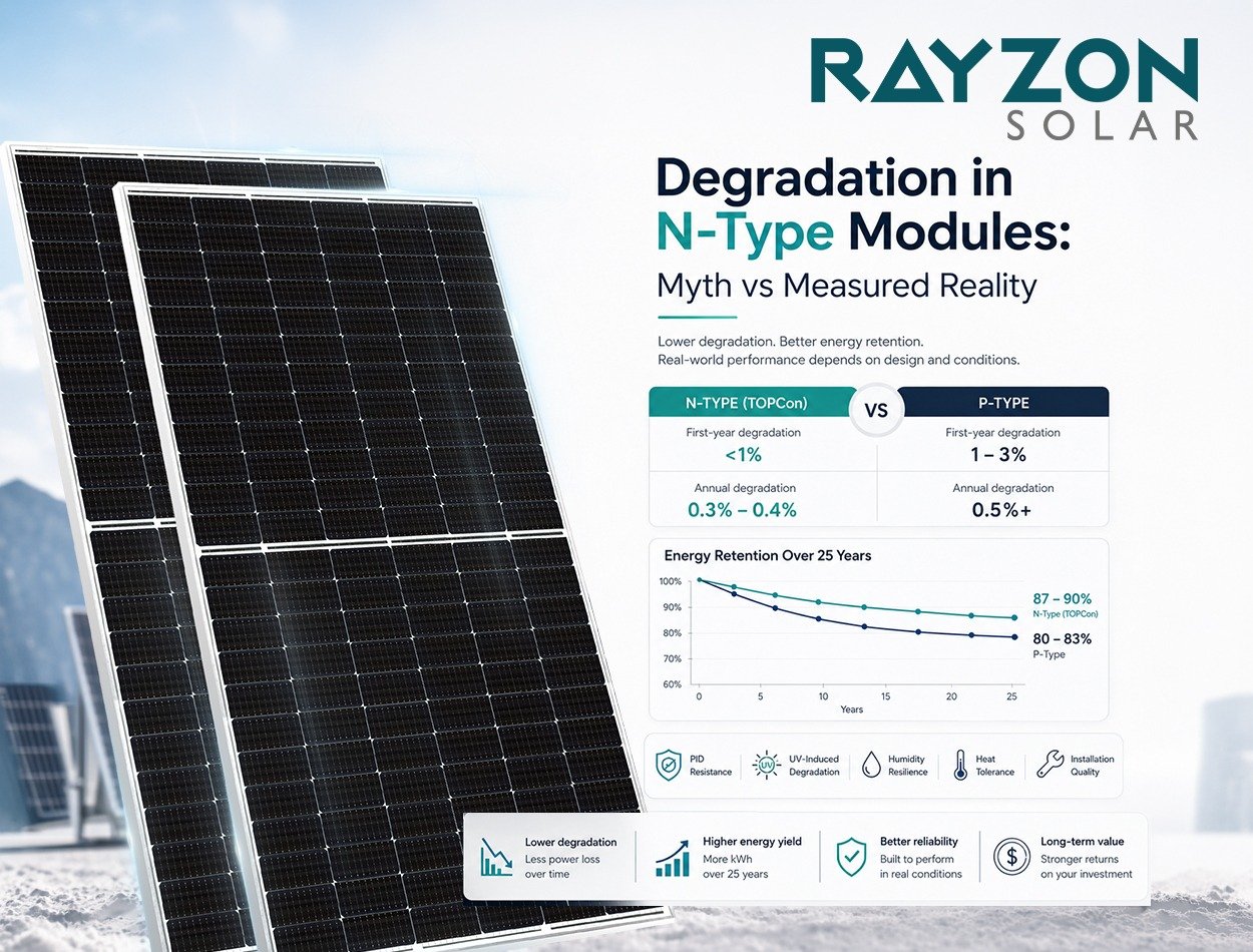 Degradation in N-Type Modules: Myth vs Measured Reality