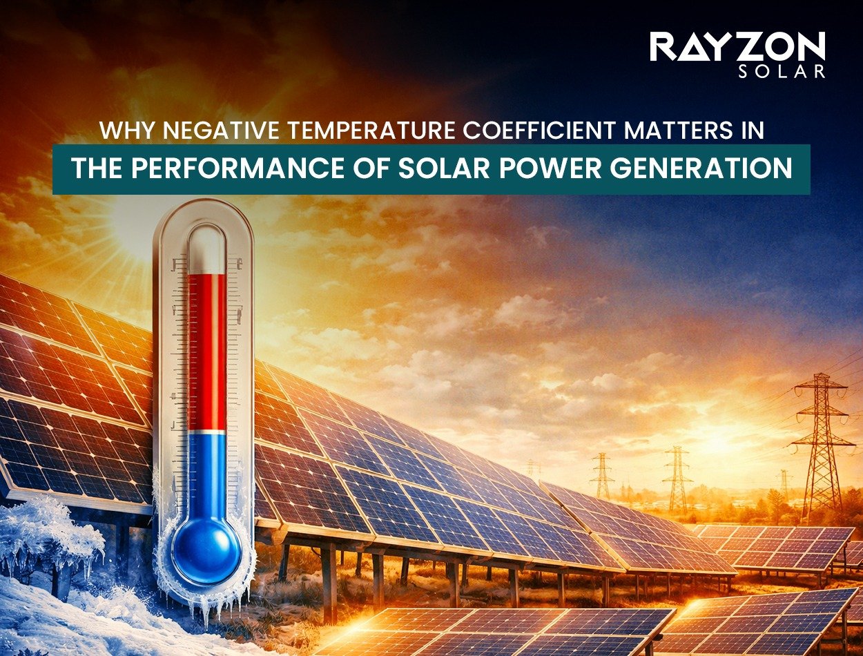 Why Negative Temperature Coefficient Matters in the Performance of Solar Power Generation