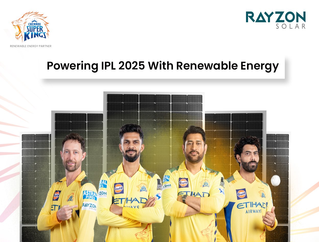 Rayzon Solar & Chennai Super Kings: Championing a Greener Future in IPL 2025