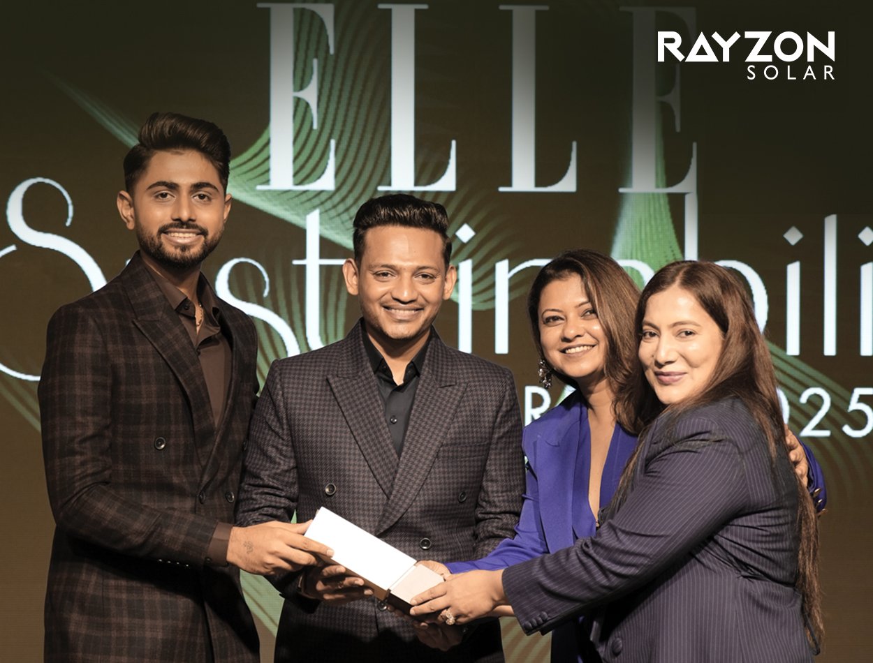 Rayzon Solar Honoured at ELLE Sustainability Awards 2025: A National Recognition of Green Leadership